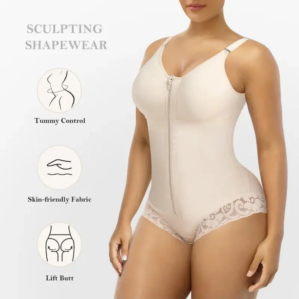FAJAS COLOMBIANAS BRIEF SHORT SHAPEWEAR TUMMY CONTROL BUTT LIFTER SHAPER WITH ZIPPER CROTCH - Image 3
