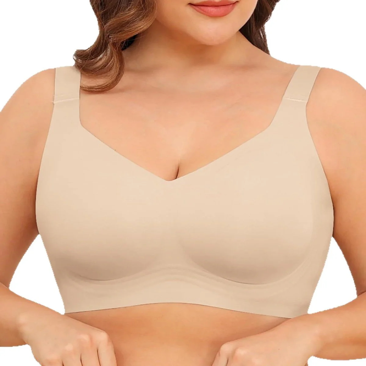 SEAMLESS JELLY BRA FULL COVERAGE PUSH UP NO UNDERWIRE BRA - Image 13